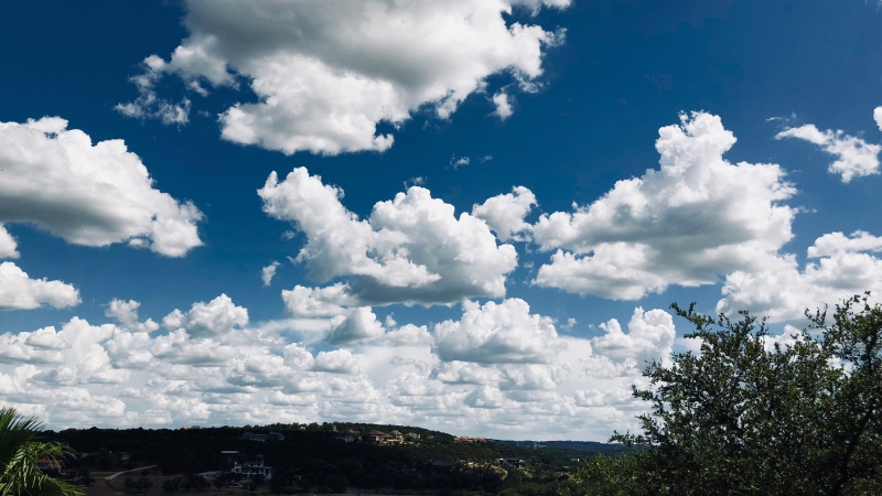Clouds, Big Sky, L.S. Berthelsen, Texas Hill Country.